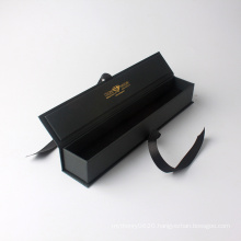 Custom folding gift decorative paper packaging box with ribbon